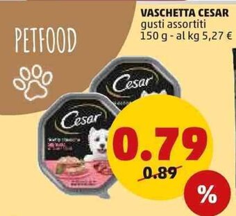PENNY Vaschetta Cesar gusti assortiti 150 g offerta