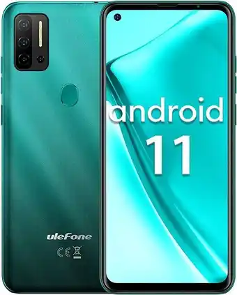 Amazon Ulefone 8 gb+128 gb smartphone 4g, note 11p telefono cellulare android 11 octa-core display 6,55" 48mp 4400mah face id,ot... offerta