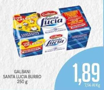 Supermercati Piccolo Galbani Santa Lucia Burro 250g offerta