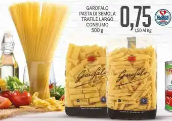 Supermercati Piccolo Garofalo Pasta di Semola Trafile Largo Consumo 500g offerta
