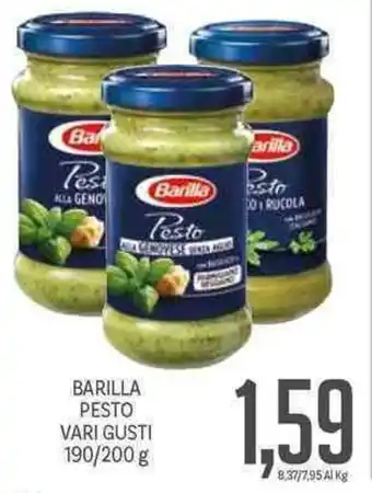 Supermercati Piccolo Barilla Pesto Vari Gusti 190/200g offerta