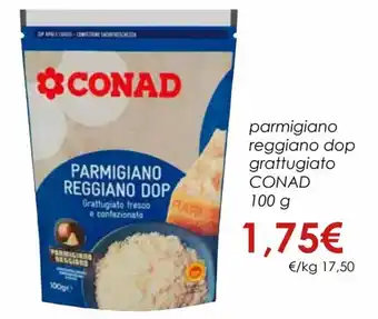 Conad Parmigiano Reggiano DOP Grattugiato 100 g