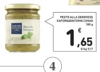 Conad Sapori&Dintorni Conad Pesto Alla Genovese 180 g offerta