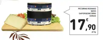 Conad Sapori & Dintorni Conad Pecorino Romano Nero offerta