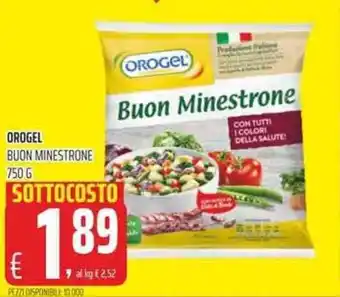 Coop Orogel Buon Minestrone 750 g offerta