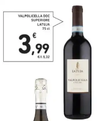 Conad Valpolicella Doc Superiore Latuja 75 cl offerta