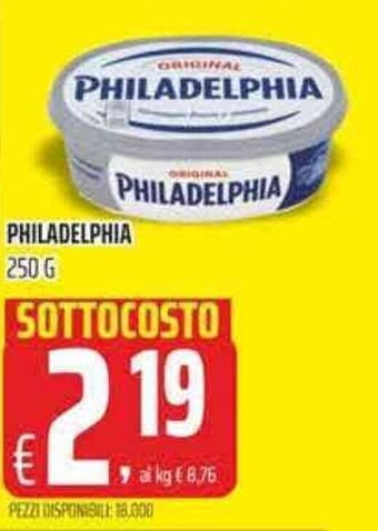 Coop Philadelphia 250 g offerta