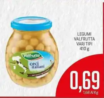 Supermercati Piccolo Legumi Valfrutta Vari Tipi 410g offerta