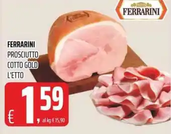 Coop Ferrarini Prosciutto Cotto Gold offerta