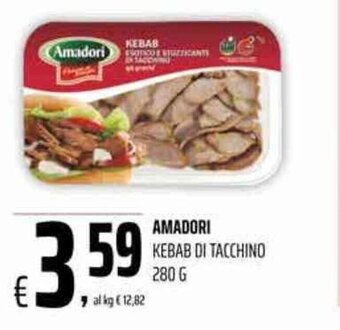 Coop Amadori Kebab di Tacchino 280 g offerta