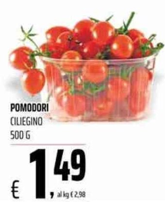 Coop Pomodori Ciliegino 500 g offerta