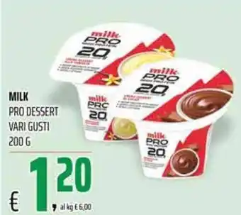 Coop Milk Pro Dessert vari gusti 200 g offerta