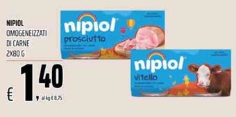 Coop Nipiol Omogeneizzati di Carne 2x80 g offerta