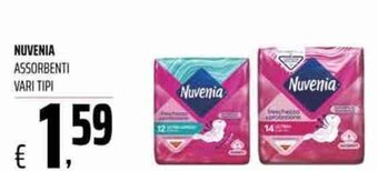 Coop Nuvenia Assorbenti vari tipi offerta