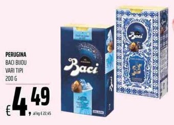 Coop Perugina Baci Bijou vari tipi 200 g offerta