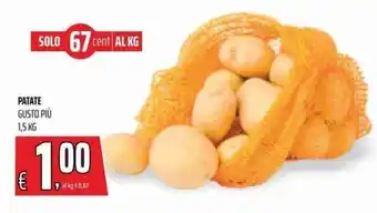 Coop Patate Gusto Più 1,5 kg offerta