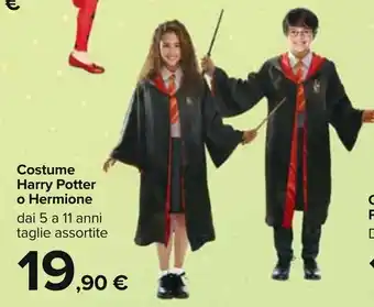 Carrefour Costume Harry Potter o Hermione offerta