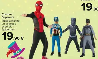 Costumi Supereroi taglie assortite