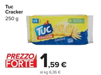 Carrefour Tuc Cracker 250 g offerta