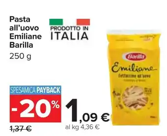 Barilla Emiliane Pasta all'uovo 250 g