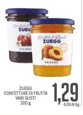 Supermercati Piccolo Zuegg Confettura di Frutta Vari Gusti 320g offerta