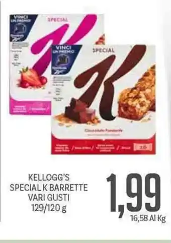 Supermercati Piccolo Kellogg's Special K Barrette Vari Gusti 129/120g offerta