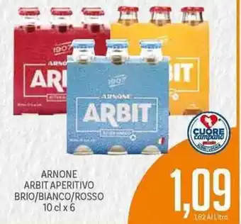 Arnone Arbit Aperitivo Brio/Bianco/Rosso 10clx6