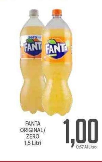 Supermercati Piccolo Fanta Original/Zero 1,5 Litri offerta