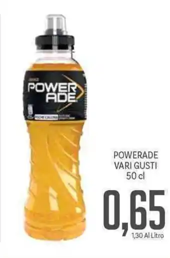 Supermercati Piccolo Powerade Vari Gusti 50cl offerta