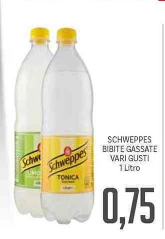Supermercati Piccolo Schweppes Bibite Gassate Vari Gusti 1 Litro offerta