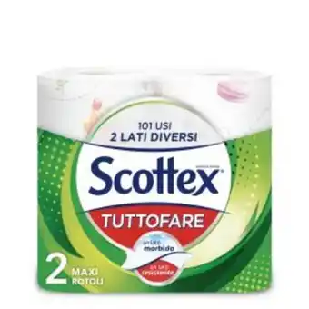 Scottex tutto fare carta da cucina confezione da 2 rotoli maxi