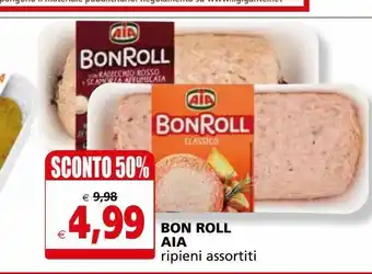 Il Gigante Bon roll aia ripieni assortiti offerta