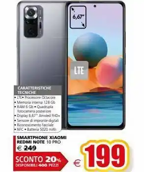 Smartphone xiaomi redmi note 10 pro