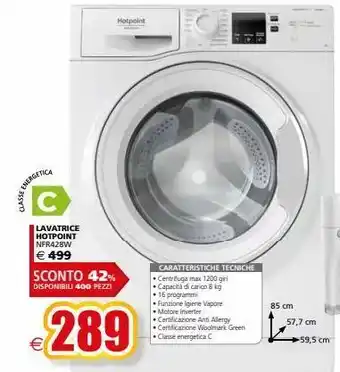Il Gigante Lavatrice hotpoint offerta