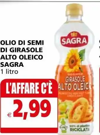 Il Gigante Olio di semi di girasole alto oleico sagra 1 litro offerta