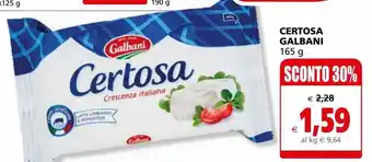 Il Gigante Certosa galbani 165g offerta