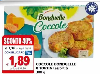 Il Gigante Coccole bonduelle 8 tortini 300g offerta