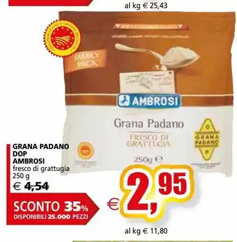 Il Gigante Grana padano dop ambrosi offerta