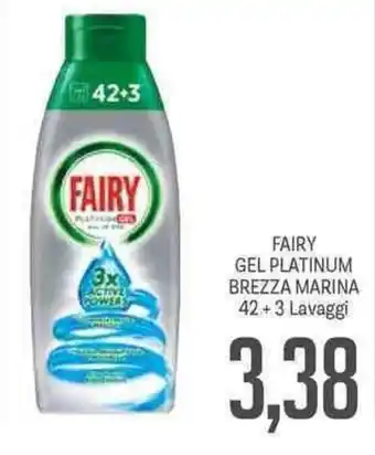 Supermercati Piccolo Fairy Gel Platinum Brezza Marina 42 + 3 Lavaggi offerta