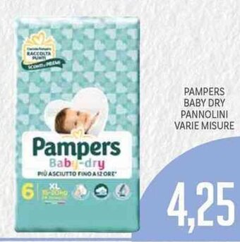 Supermercati Piccolo Pampers Baby Dry Pannolini Varie Misure offerta