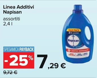 Carrefour Napisan Linea Additivi assortiti 2,4 l offerta