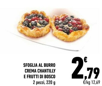 Conad Sfoglia Al Burro Crema Chantilly E Frutti Di Bosco offerta