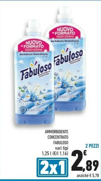 Conad Fabuloso Ammorbidente Concentrato offerta