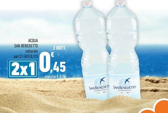 Conad San Benedetto Acqua Naturale offerta