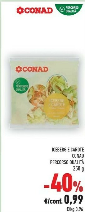 Conad Conad - Iceberg E Carote 250 G(ml) offerta