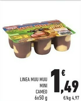 Conad Cameo Muu Muu Mini Cioccolato 300 G(ml) offerta