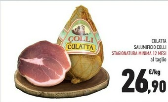 Conad Colli Culata Salumificio Stagionatura Minima 12 Mesi offerta