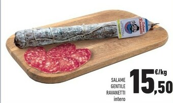 Conad Salame Gentile Ravanetti Intero offerta