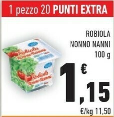 Conad Nonno Nanni Robiola offerta