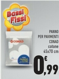 Conad Conad - Panno Per Pavimenti Cotone offerta